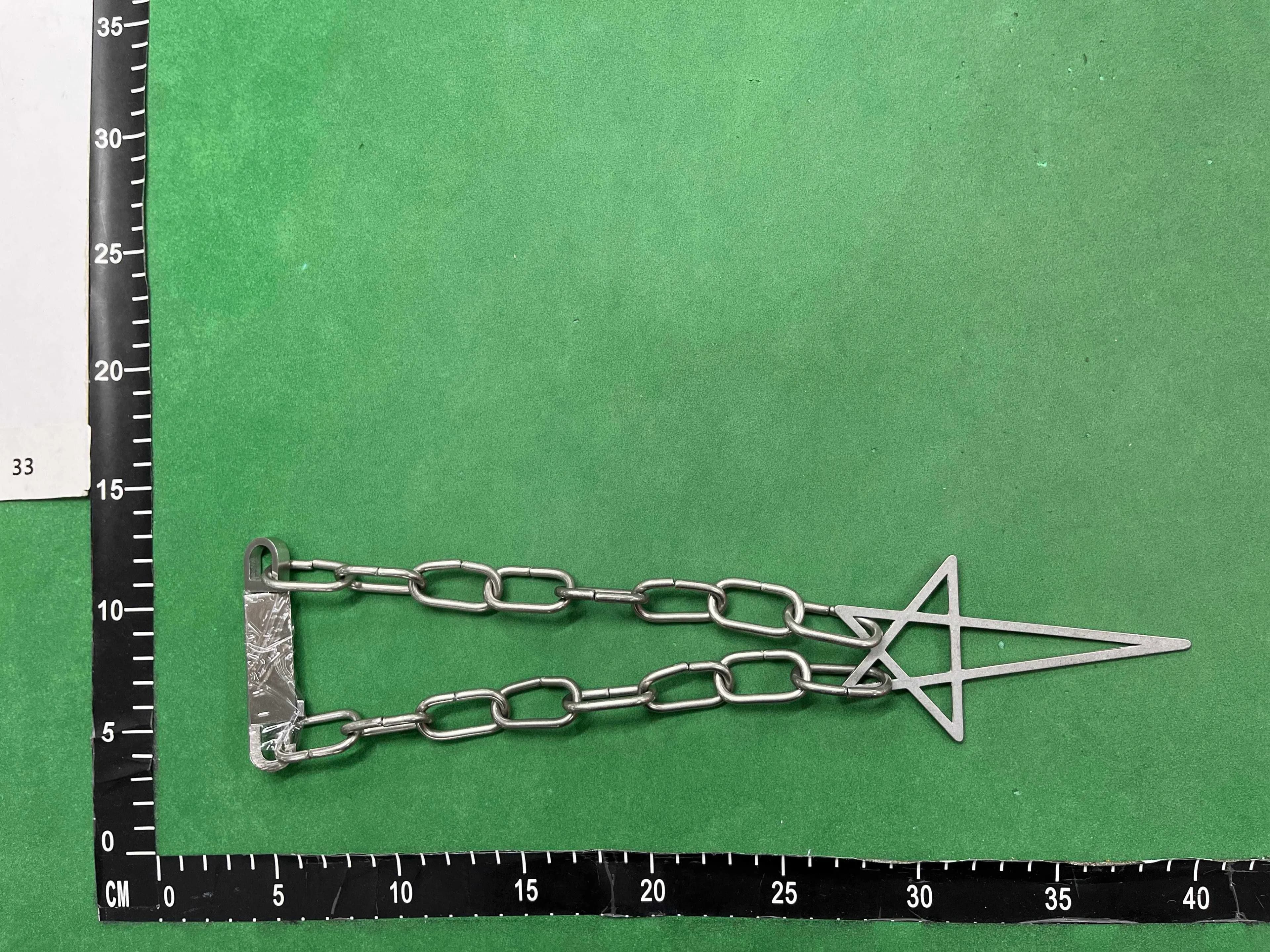 Rick owens pentagram chain - Image 2