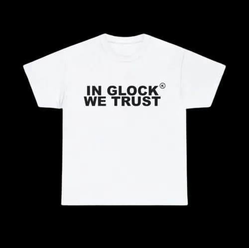 In glock we trust shirt - Image 3