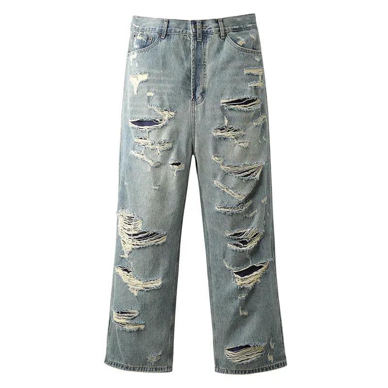 BALENCIAGA DISTRESSED JEANS - Image 2