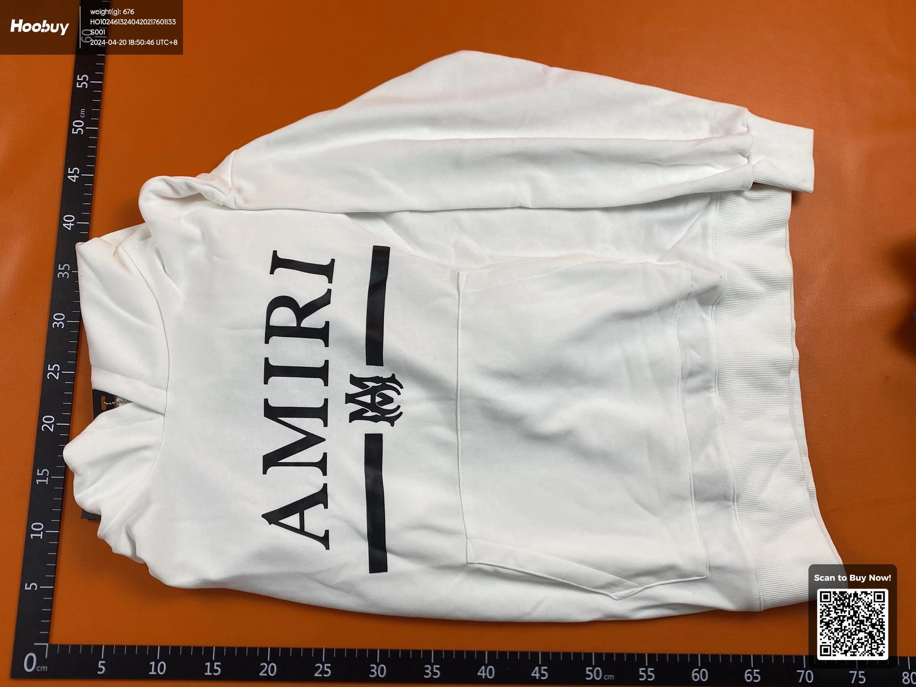 Plain Amiri hoodie - OopBuy Spreadsheet