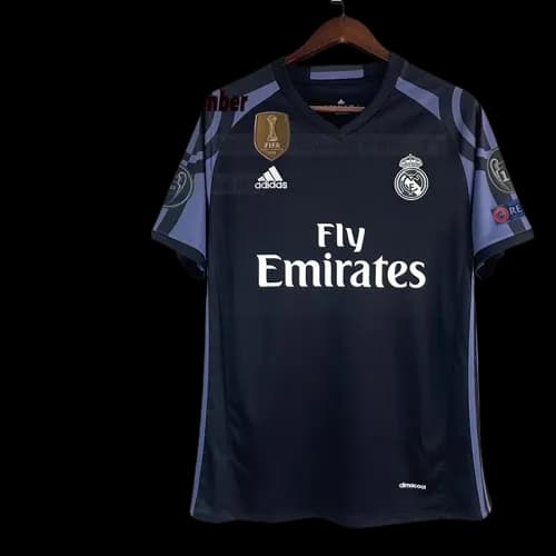 16 17 Real Madrid s second away football jersey Champions League version