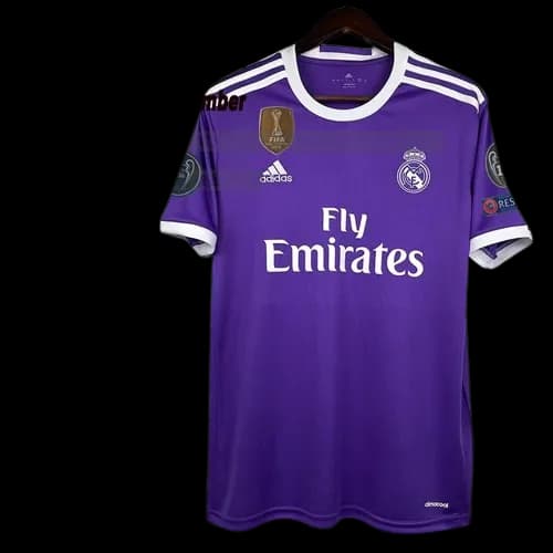 16 17 Real Madrid away football jersey Champions League version