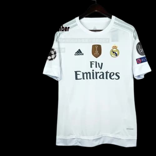 15 16 Real Madrid Home Football Jersey Champions League Edition