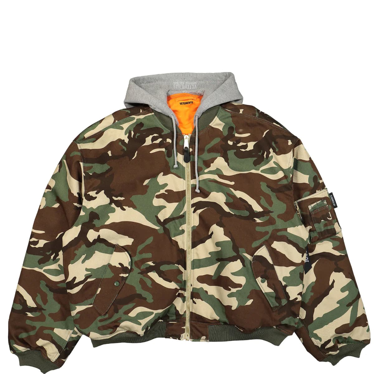 Vetements Camo Bomber Jacket - OopBuy Spreadsheet