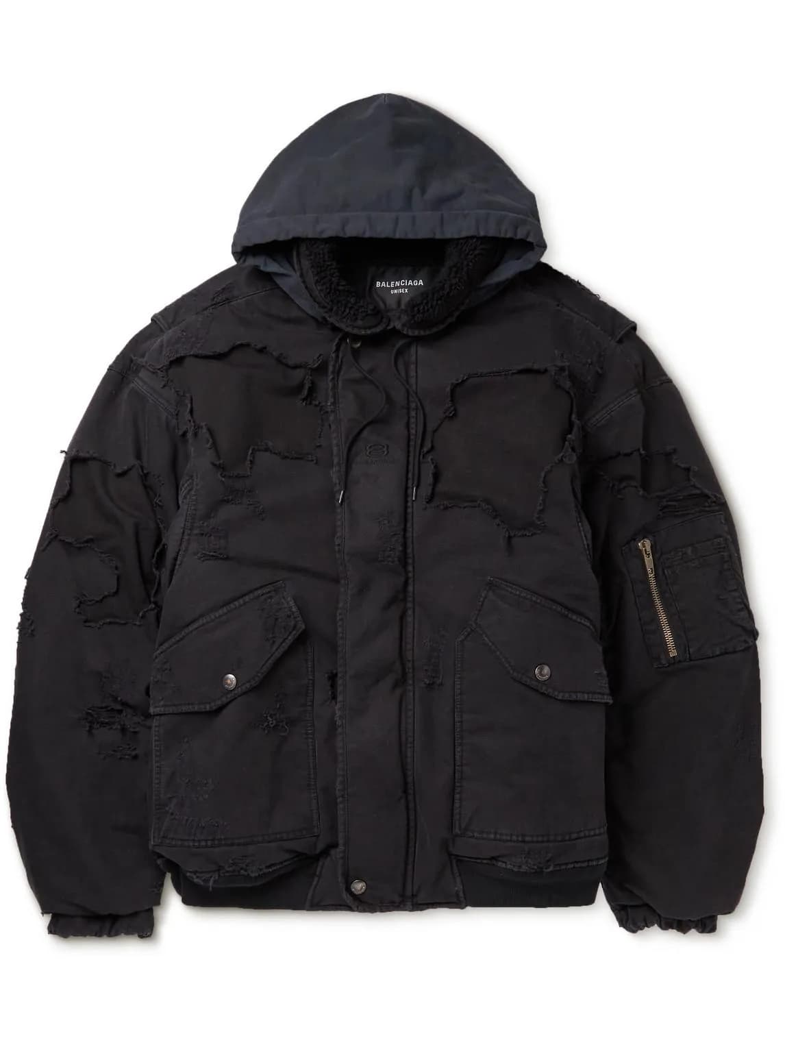Balenciaga Ripped Bomber Jacket - OopBuy Spreadsheet