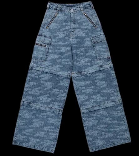 VETEMENTS LOGO BAGGY JEANS
