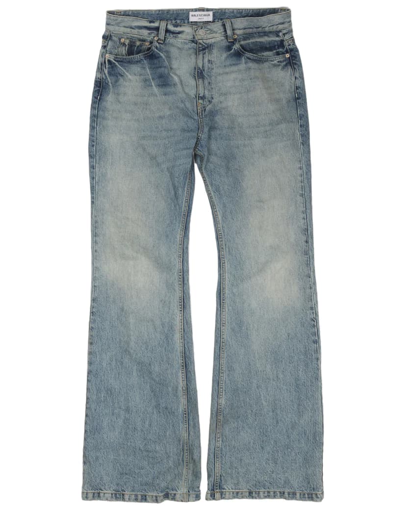 Balenciaga Lost Tape Flared Denim Blue - OopBuy Spreadsheet