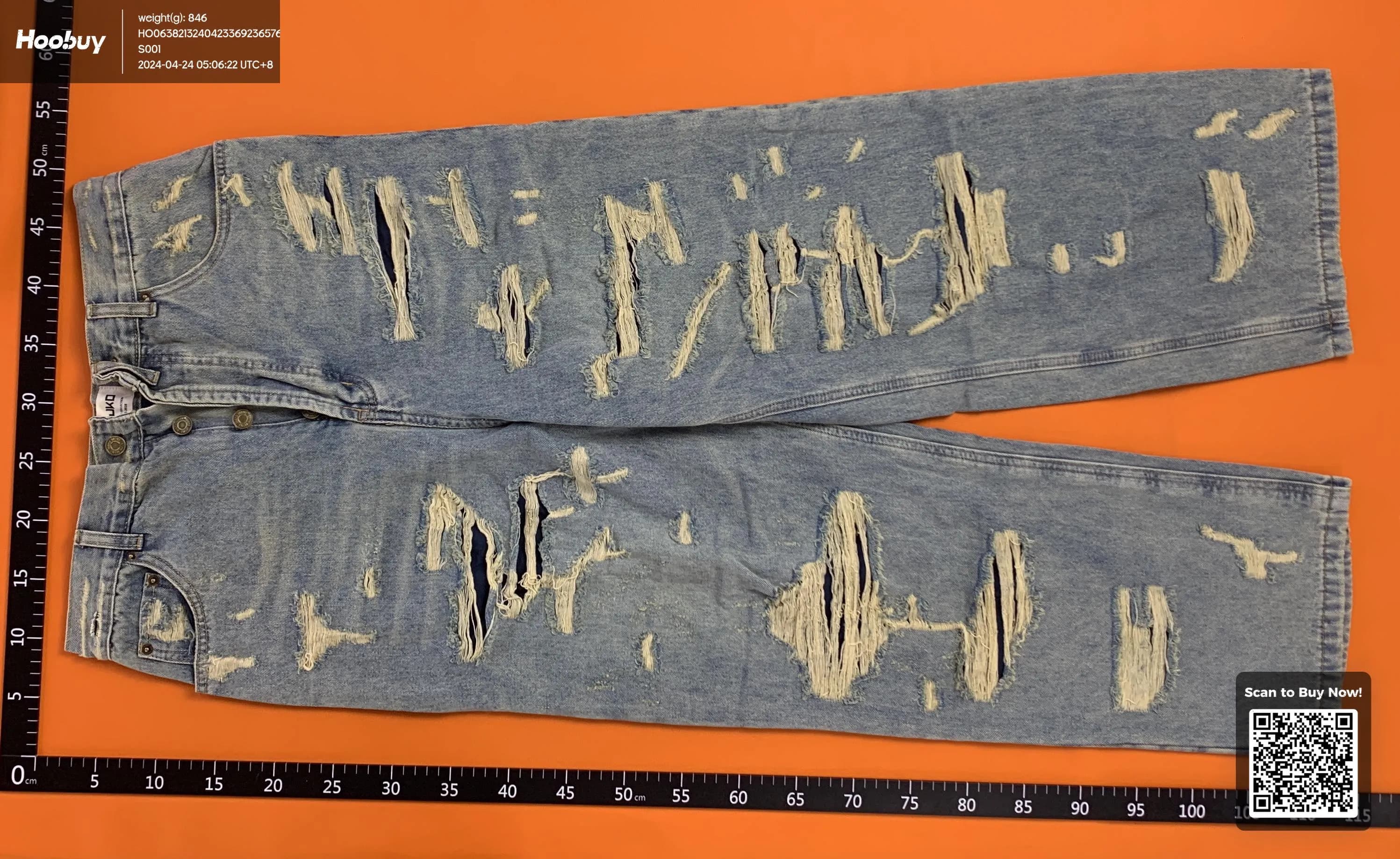 BALENCIAGA DISTRESSED JEANS - OopBuy Spreadsheet