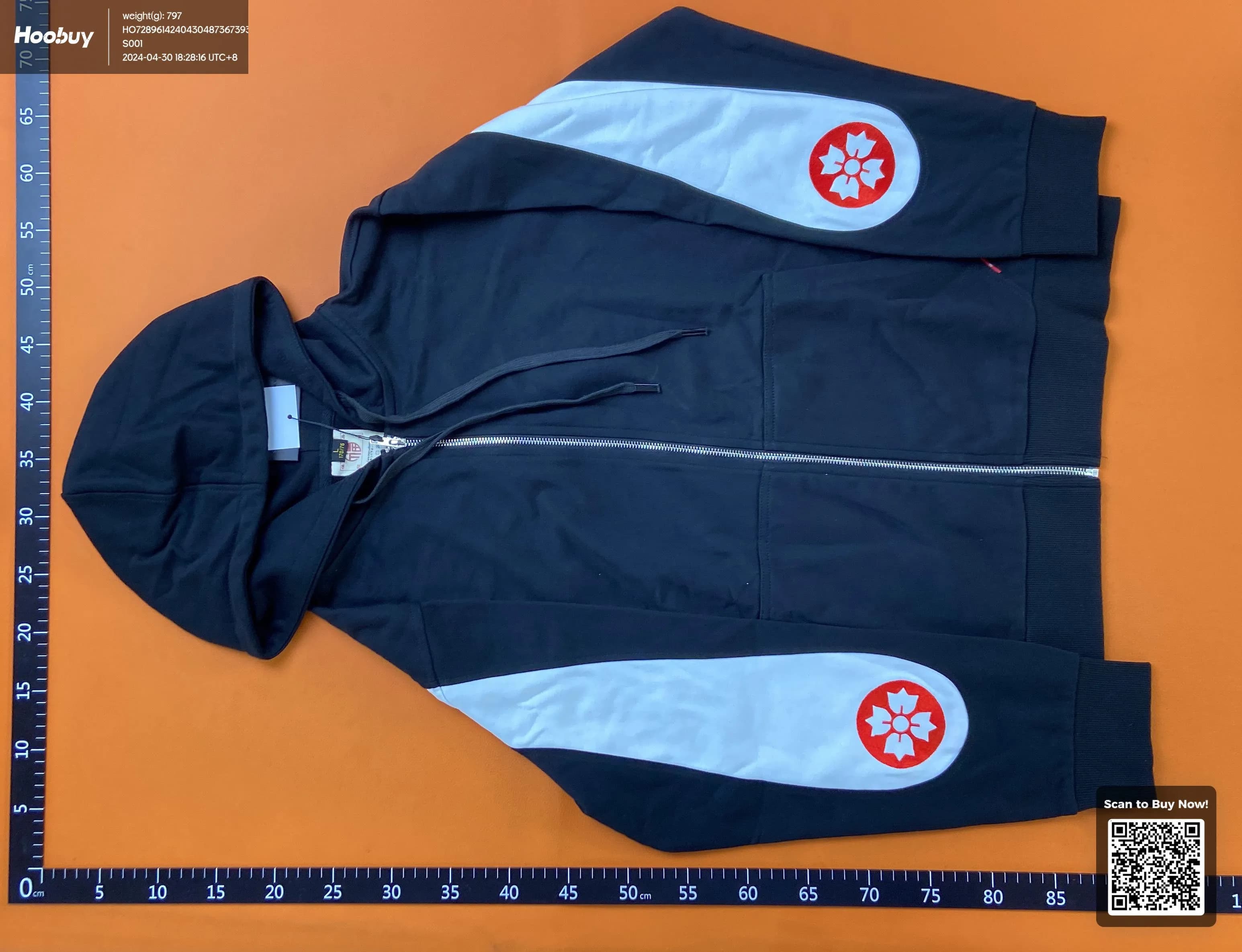 Evisu zip up hoodie - OopBuy Spreadsheet