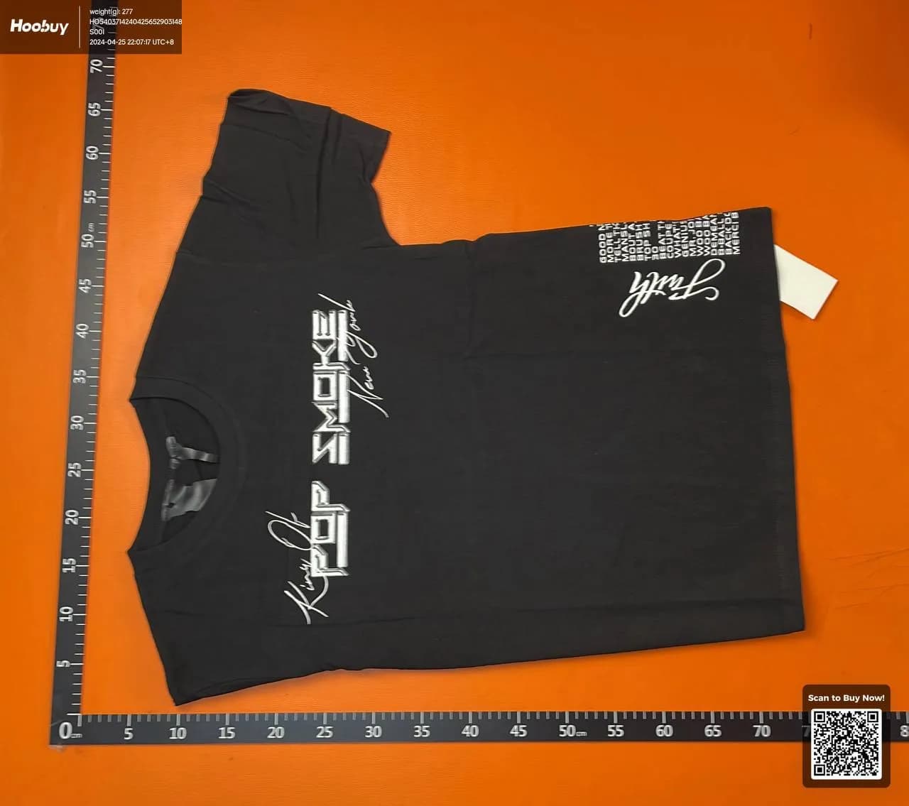 Pop smoke x Vlone tee - OopBuy Spreadsheet