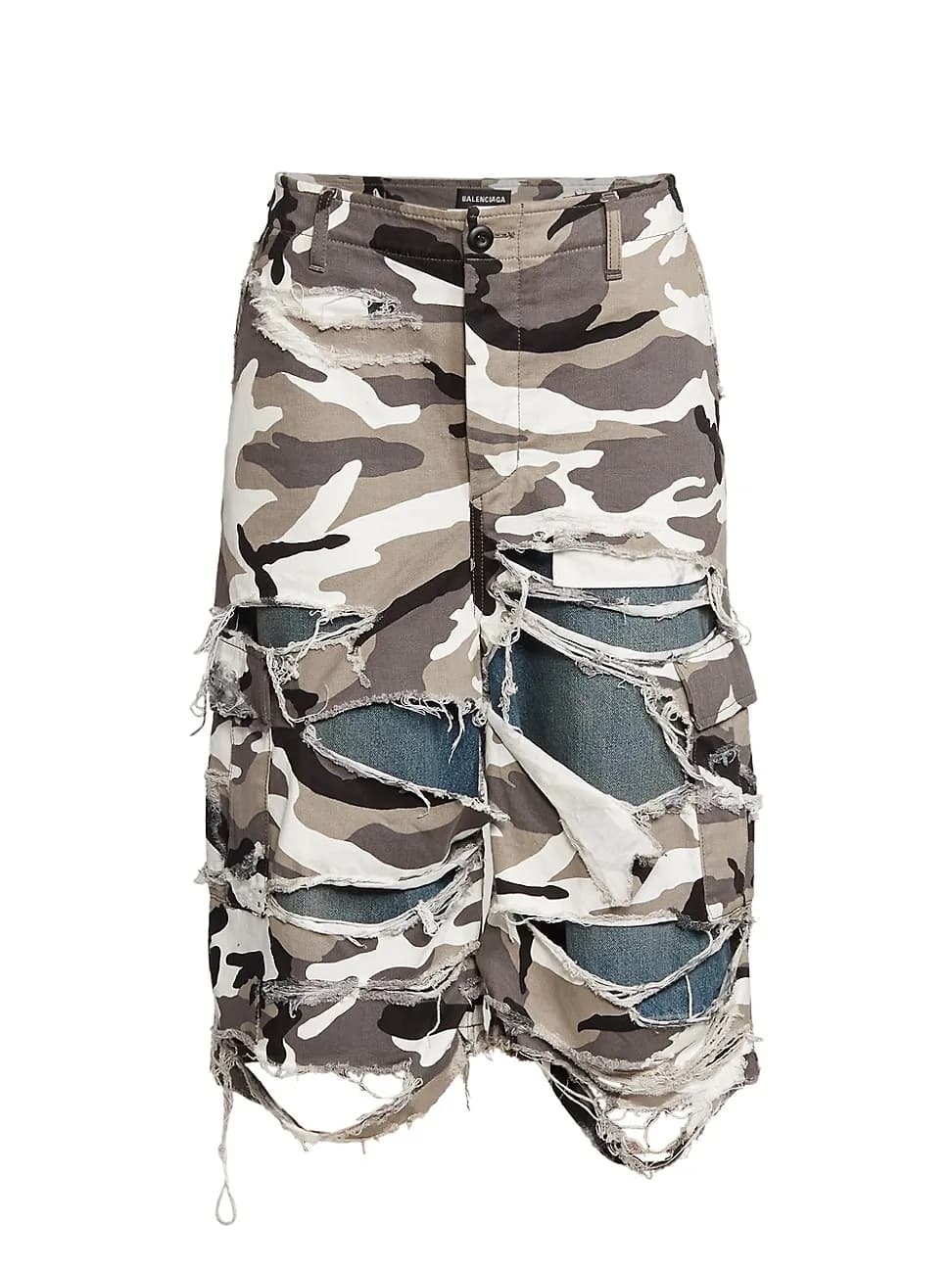 Balenciaga Ripped Camo Shorts - OopBuy Spreadsheet