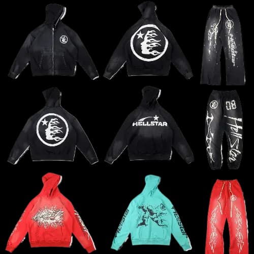 Hellstars Hoodies - Treackpants - Shorts - Zip-Ups