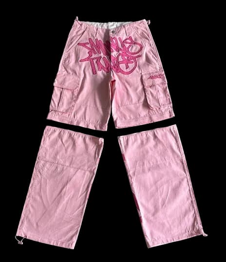 Minus Two Cargo Pants Detachable Pink