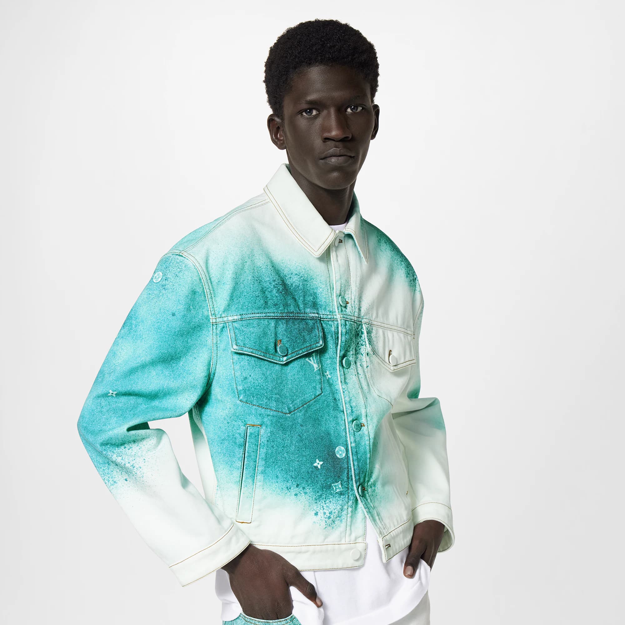 LV Spray Denim Jacket - OopBuy Spreadsheet