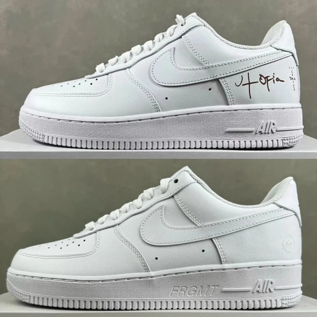 Travis Scott x NK Air Force 1's - Image 3