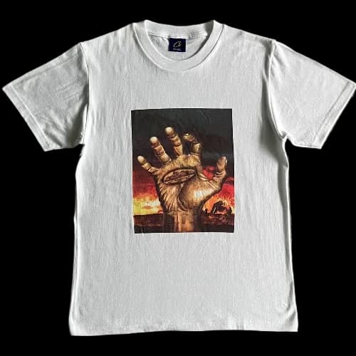 corteiz Hand white