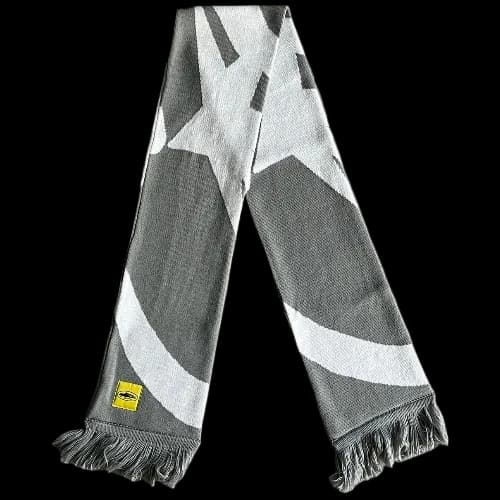 corteiz Scarf wraps Grey and White