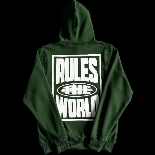 corteiz hoodie rules the world green - OopBuy Spreadsheet