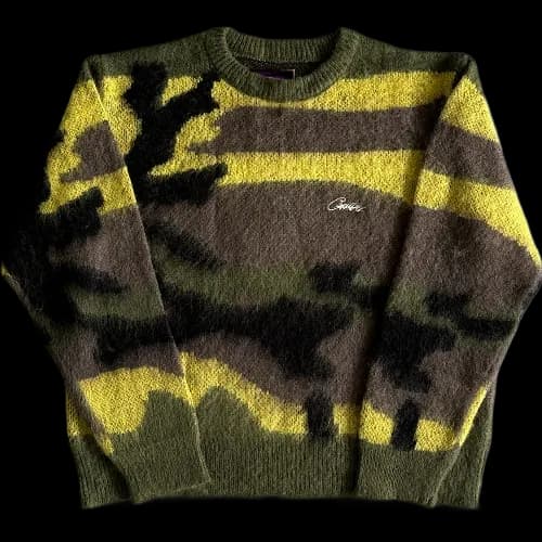 corteiz crewneck Mohair Camo Knitted - OopBuy Spreadsheet