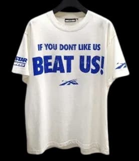 Hellstars Blue Beat Us Tee - OopBuy Spreadsheet