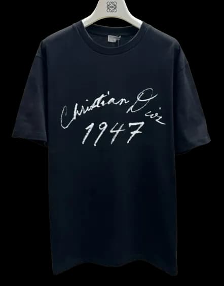 Dior 1947 Black Tee - OopBuy Spreadsheet