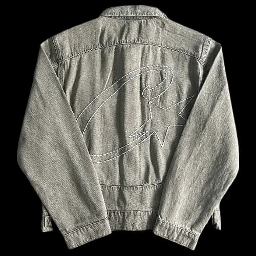 corteiz jacket denim c-star -grey - OopBuy Spreadsheet