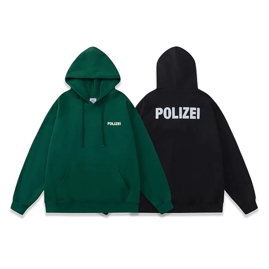Vetements Polizei Hoodie (2 Styles) - OopBuy Spreadsheet