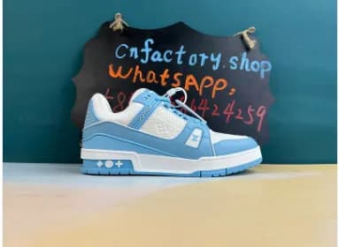 Lv Trainer Low White Sky Blue - Image 2