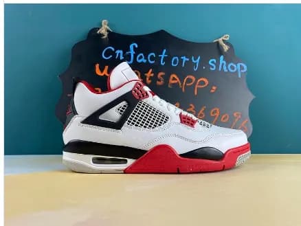 Jordan 4 Retro "Fire Red - Image 2