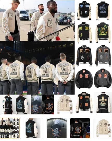 off white varsitys - Image 2