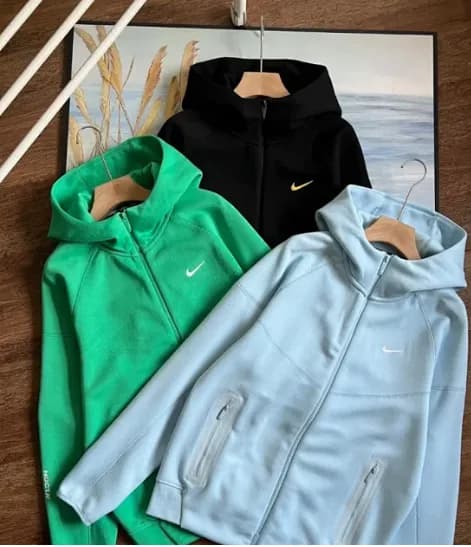 Nike x Nocta Tech Fleece Logo Silicone Print Sports Zip Hoodie - Image 2