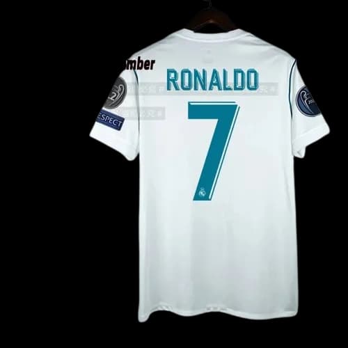 17-18 Real Madrid home jersey Champions League version - Image 2