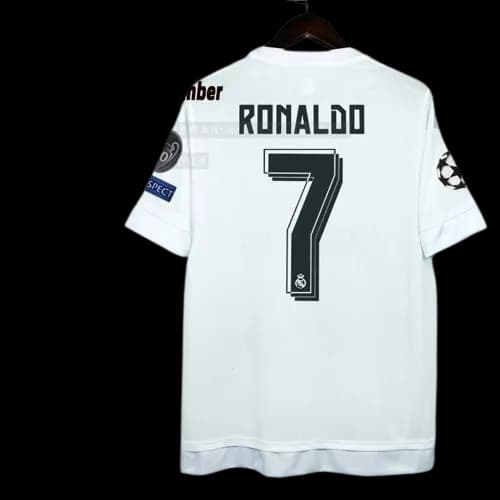 15-16 Real Madrid Home Football Jersey Champions League Edition - Image 2
