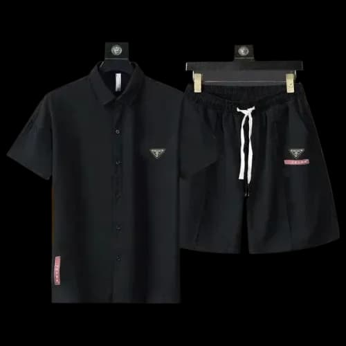 Luxury set T-shirt + Shorts (Moncler,Prada,Fendi,Gucci, Louis Vuitton) - Image 2