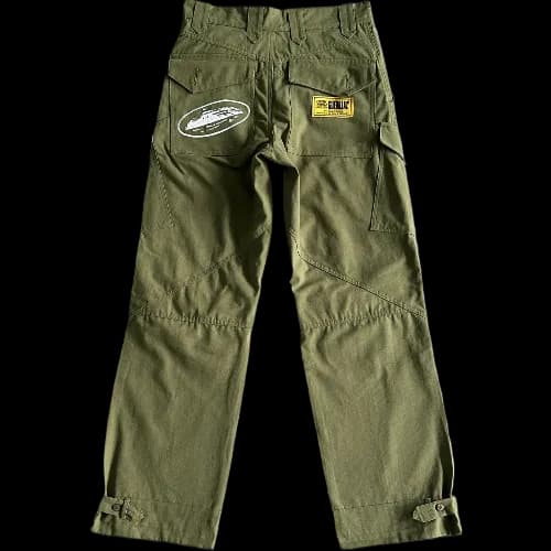 corteiz pants cargo Slant pocket military green Bottoms - Image 2
