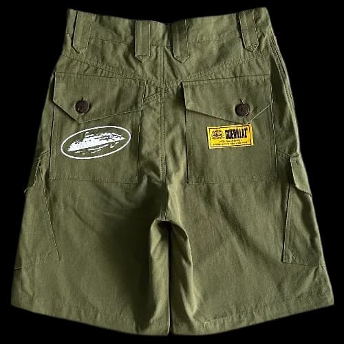 corteiz shorts cargo Slant pocket green - Image 2
