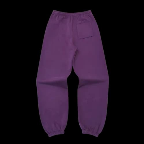 Sp5der Purple Sweatpants - Image 2