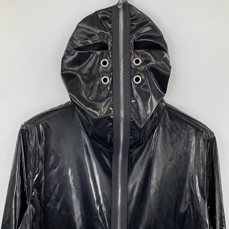 Rick Ownes Leather Gimp Jacket - Image 2