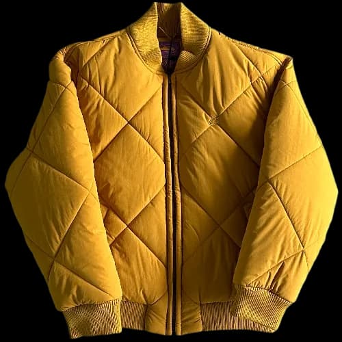 corteiz jacket bomber olde english -yellow - Image 2