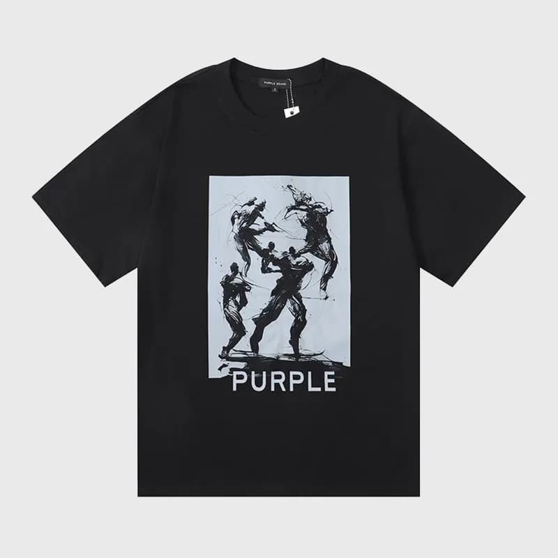 purple brand T-shirt - Image 2