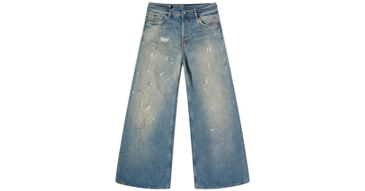 Acne Studios Paint Splatter Denim - OopBuy Spreadsheet