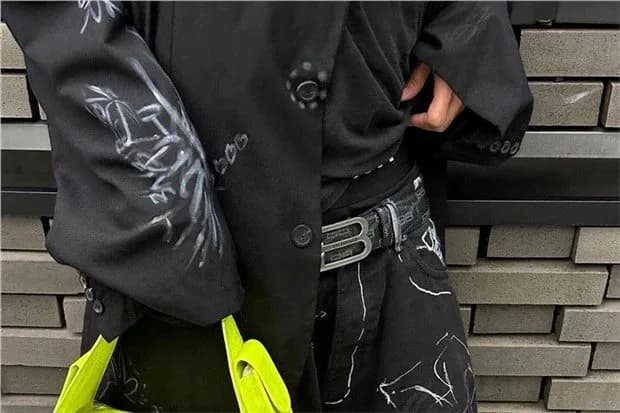 Balenciaga Graffiti Denim