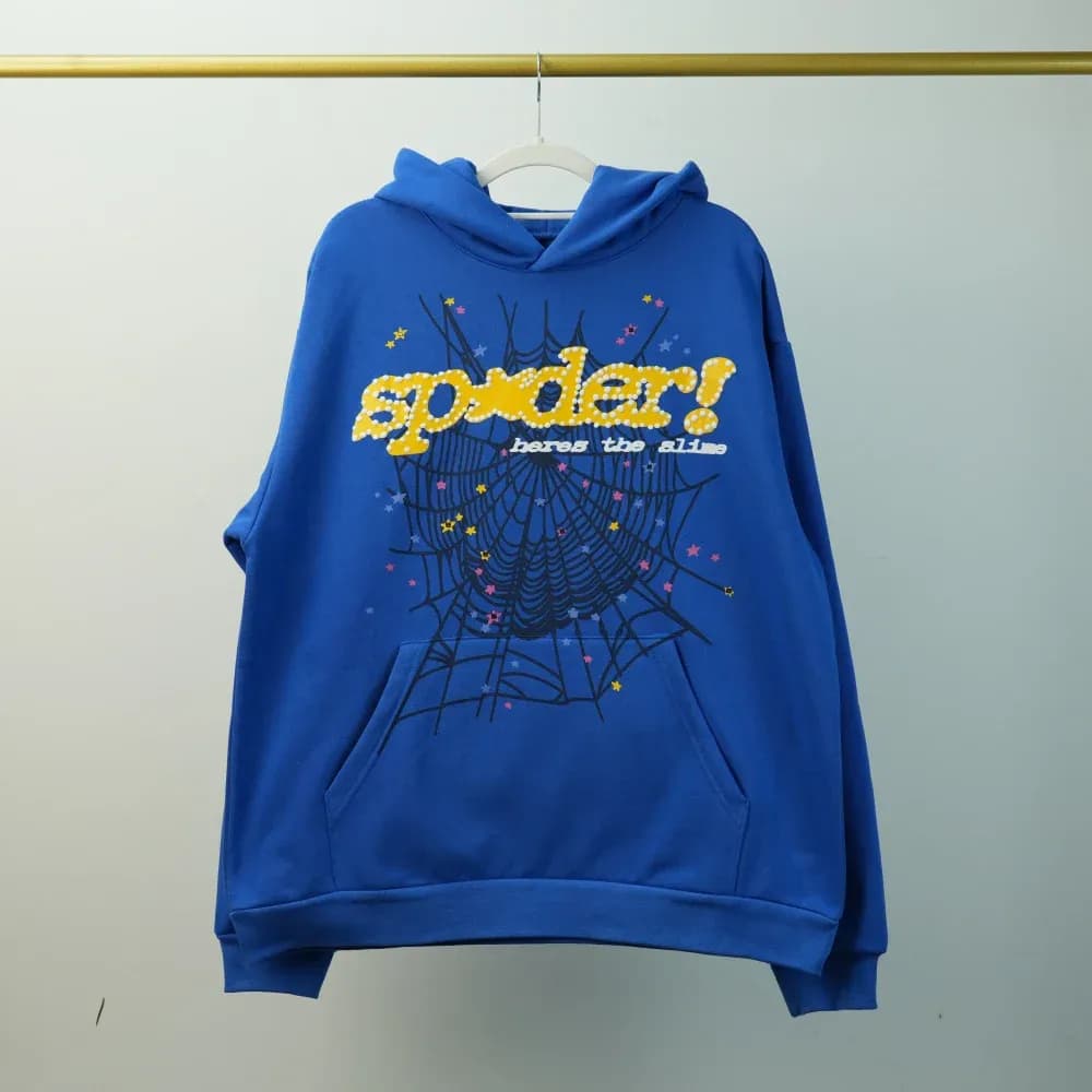 Sp5der TC Hoodie Blue - OopBuy Spreadsheet