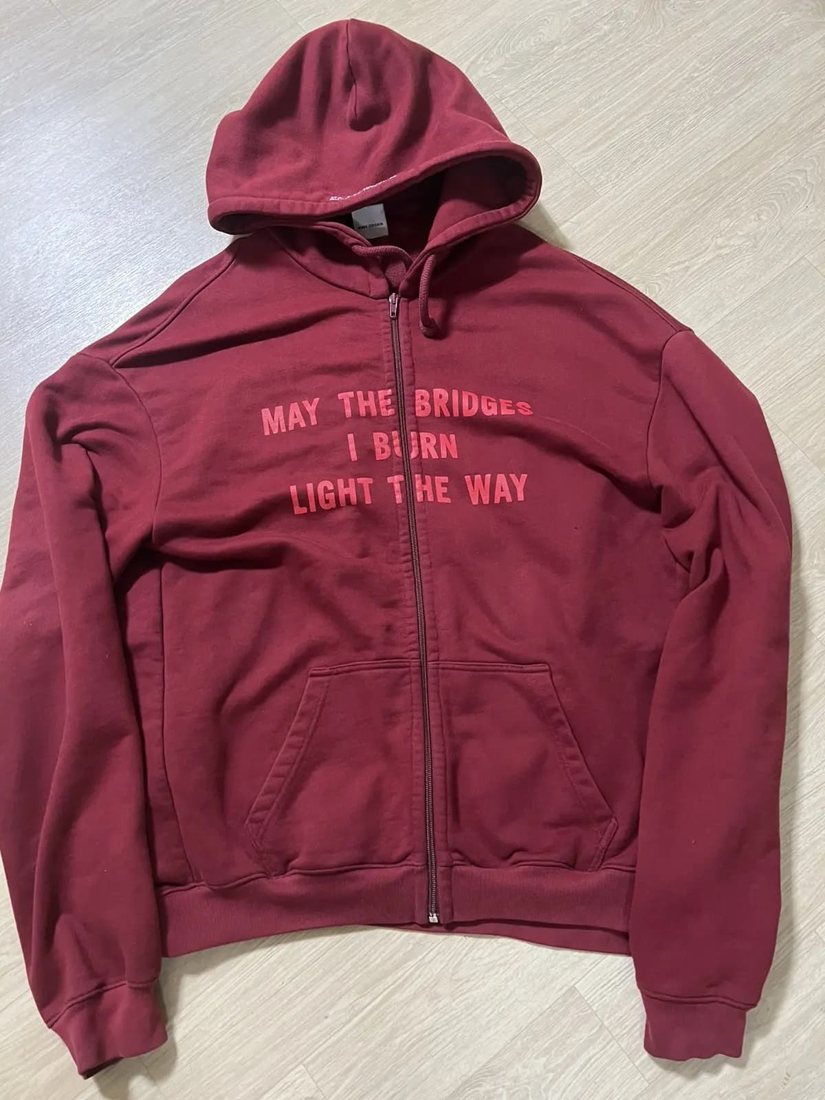 Vetements Bridges Zip Up Hoodie - OopBuy Spreadsheet