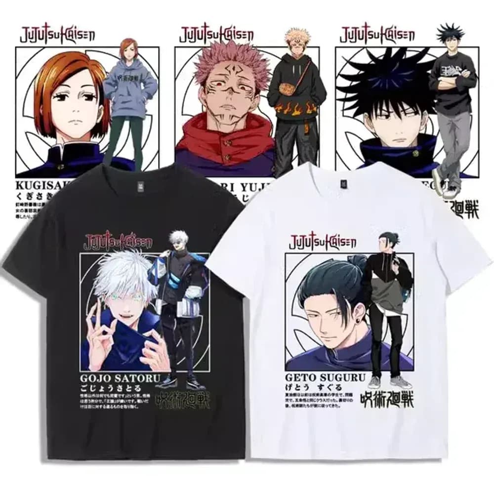 Jujustu Kaisen Tees (40+ Colorways) - OopBuy Spreadsheet