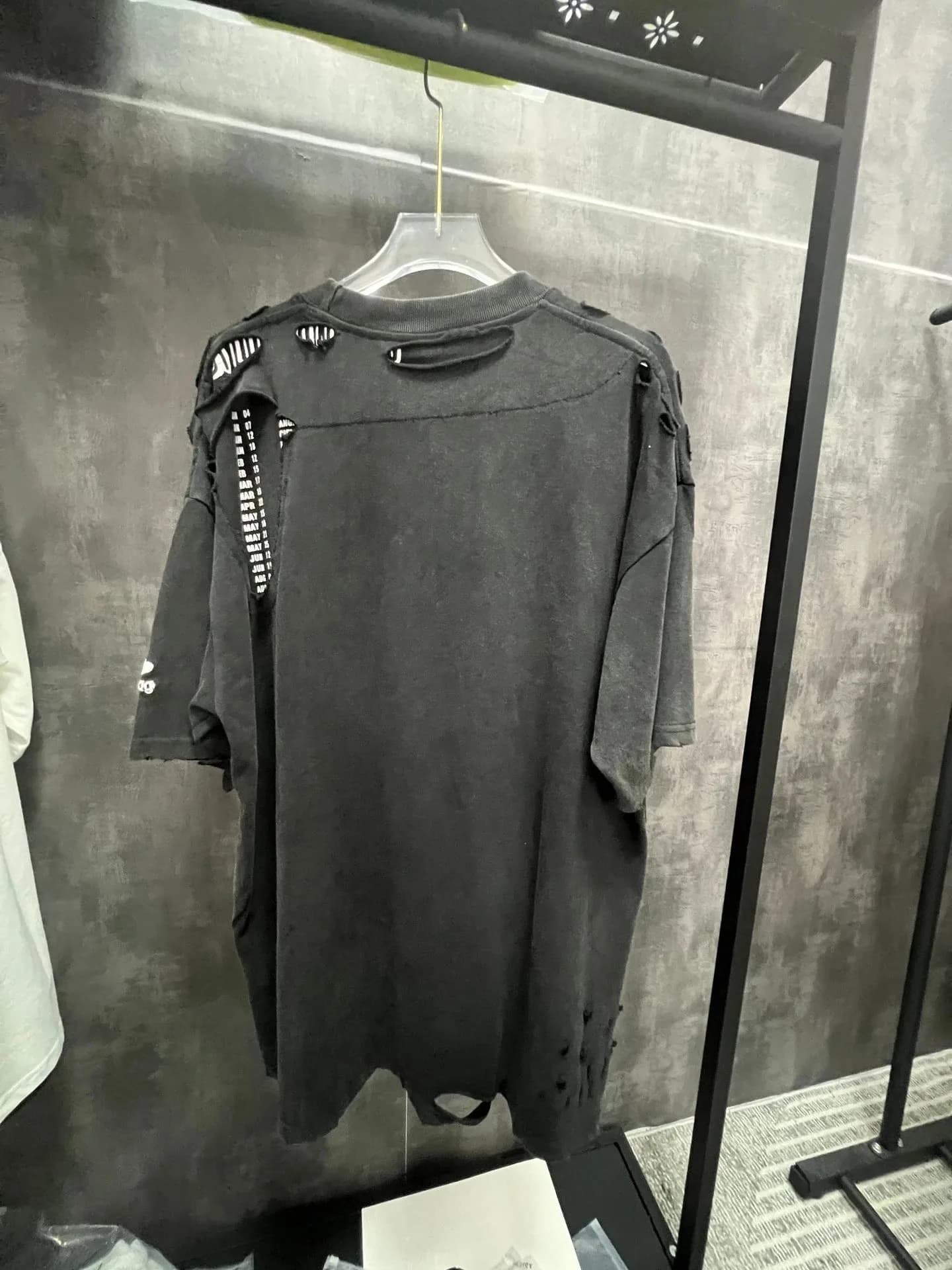 Balenciaga Ripped Sporty Shirt