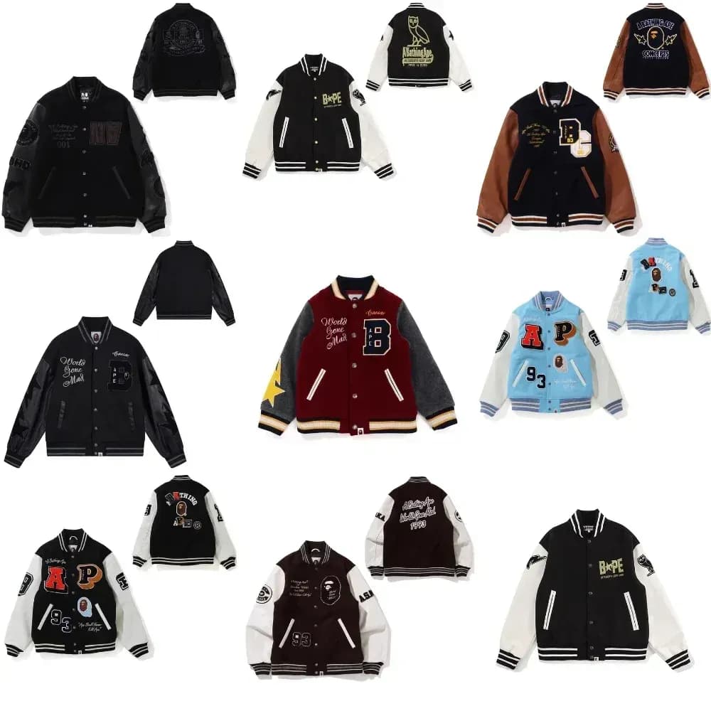 Bape Varsity Jacket (23+ Colorways) - OopBuy Spreadsheet