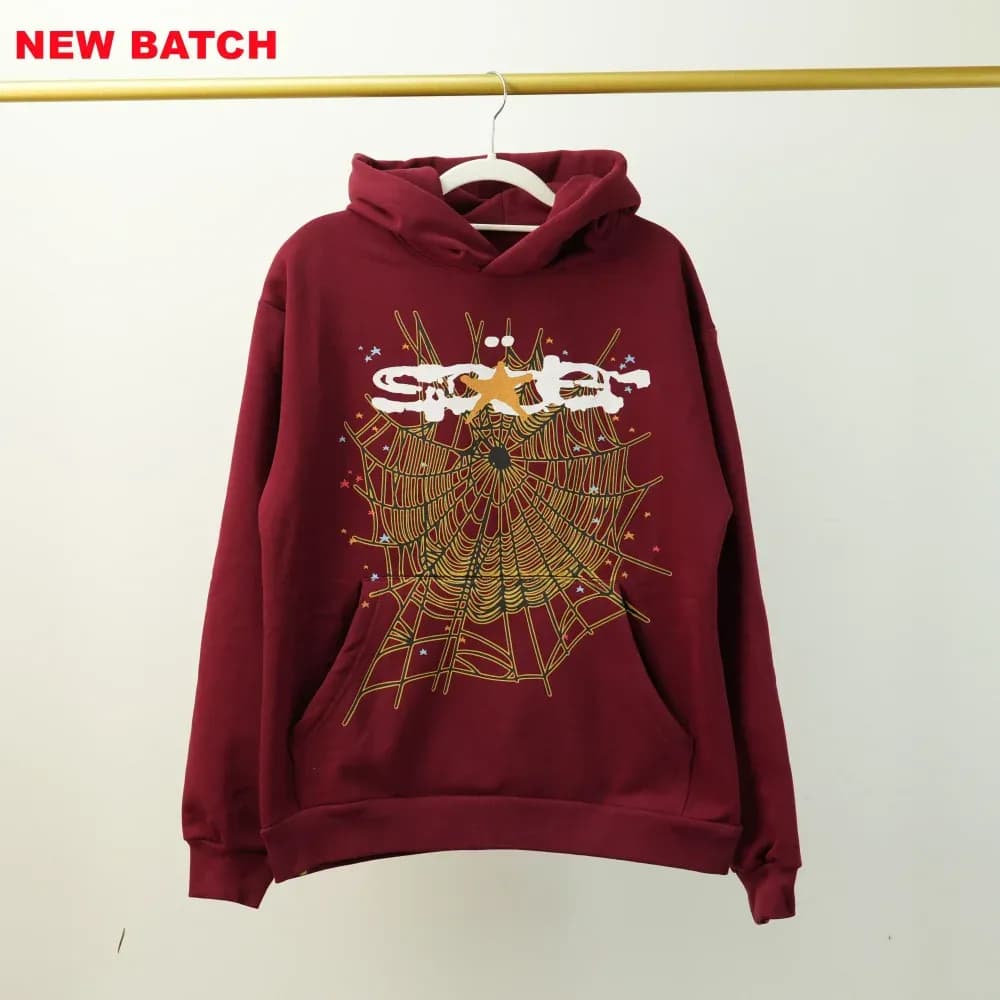 SP5DER LOGO HOODIE MAROON - OopBuy Spreadsheet