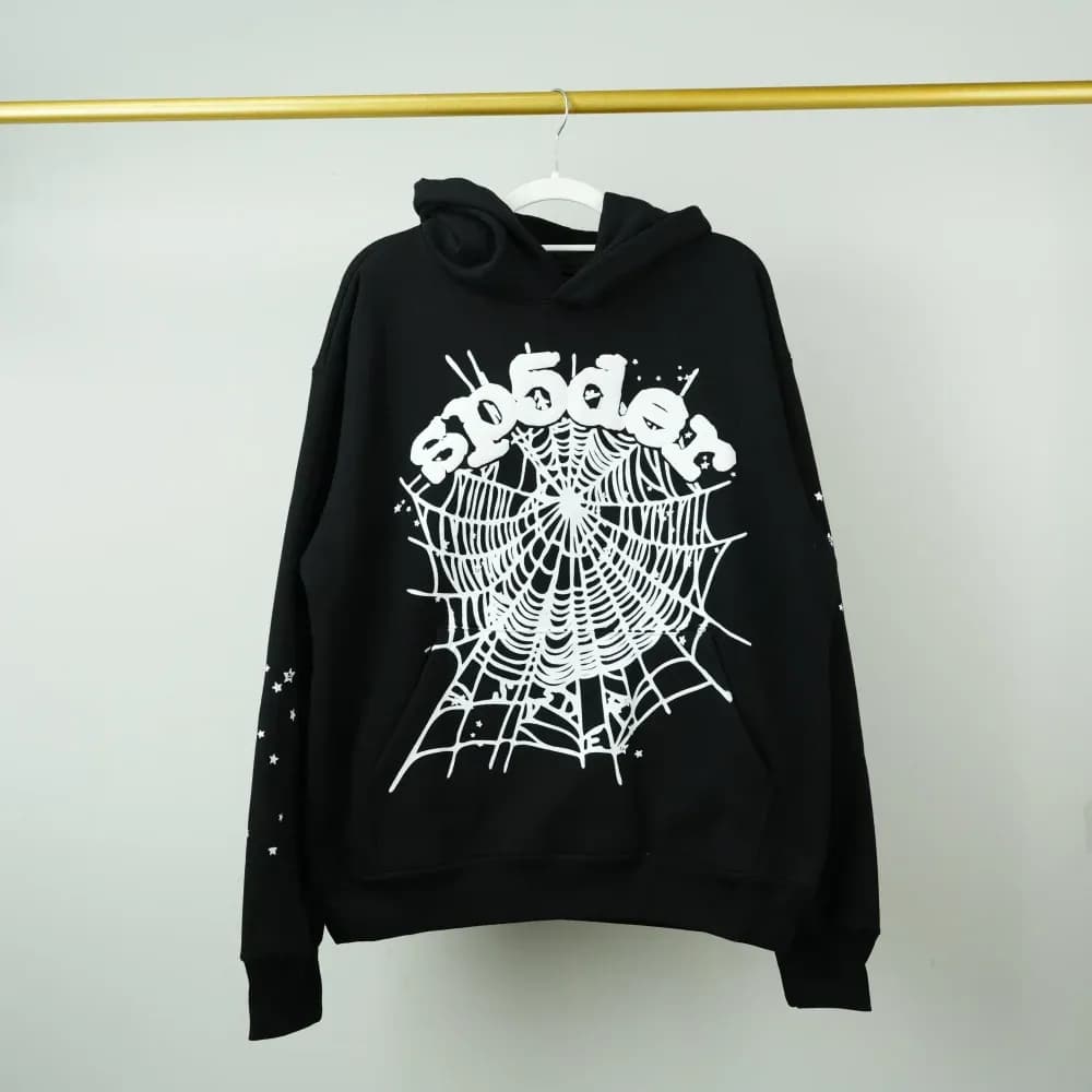 Sp5der OG Web Hoodie Black - OopBuy Spreadsheet