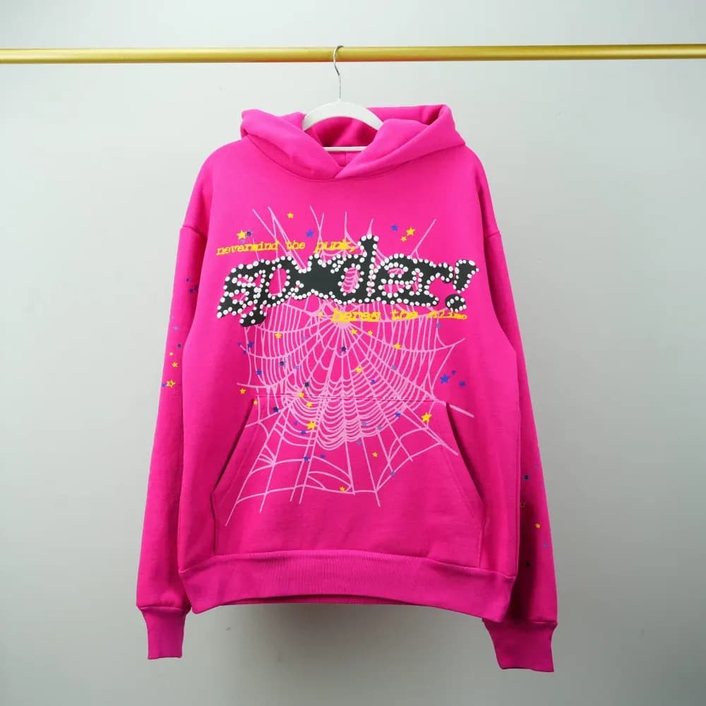 Sp5der P*NK V2 Hoodie Pink - OopBuy Spreadsheet